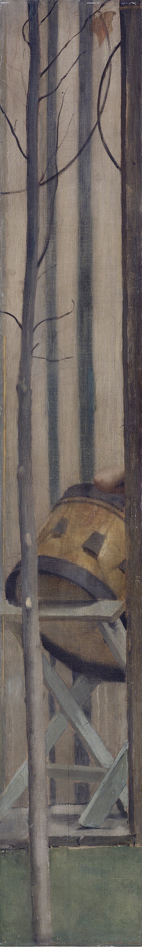 Grimaces et misère - les Saltimbanques (tambour), 1888, Fernand Pelez