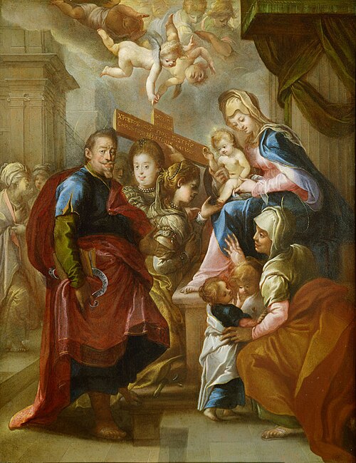 Mystische Verlobung der Hl. Katharina, 1614, Matthäus Gundelach