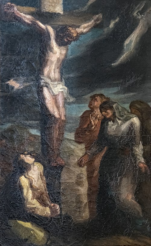 Le Christ en croix, 1840, Louis de Planet