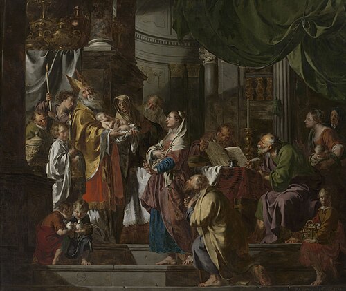 La Présentation du Christ au temple, 1767, Pierre Joseph Verhagen