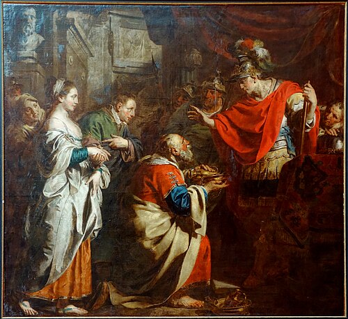 La continence de Scipion, 1900, Pierre Joseph Verhagen