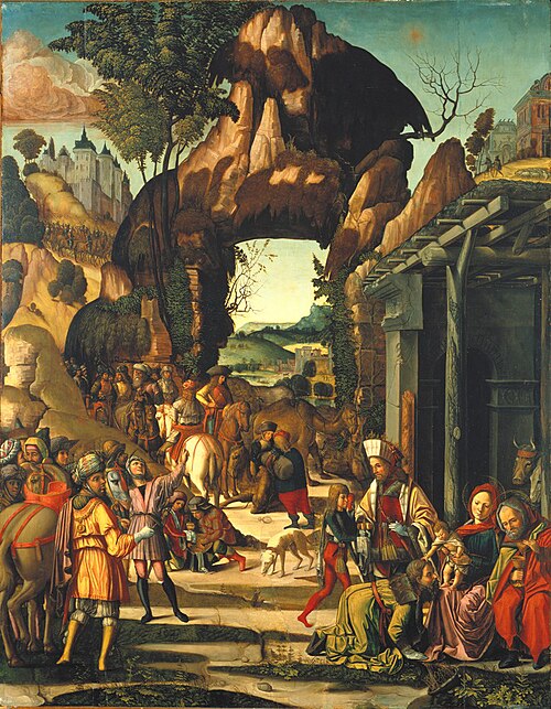 The Adoration of the Magi, 1533, Marcello Fogolino