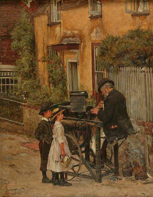The Knifegrinder, 1887, James Charles