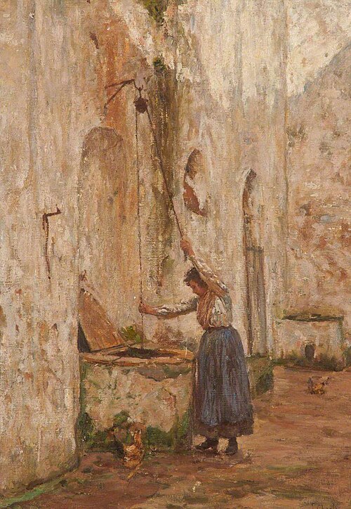 At the Well, Anacapri, , James Charles
