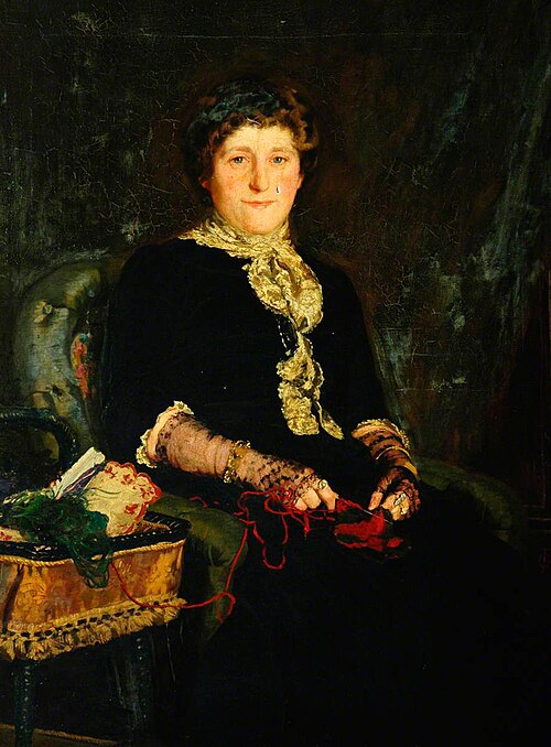Florence Jane Mitchell, née Bottomley (1855–1928), , James Charles