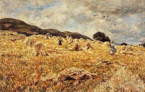 A Cornfield near Wooler, , James Charles