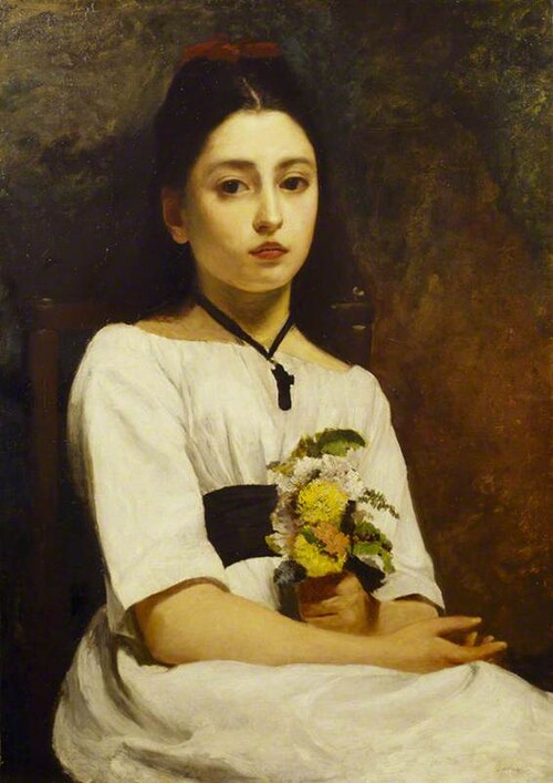Girl in White, 1899, James Charles