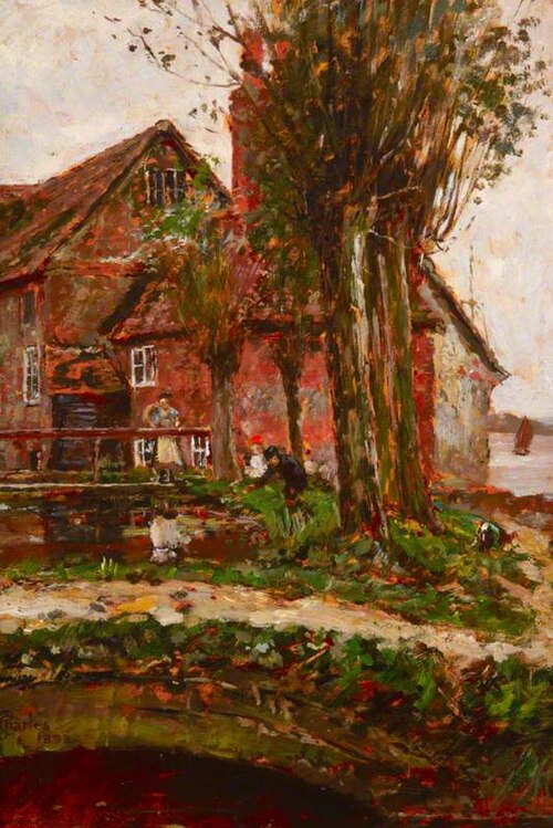 Bosham Mill, West Sussex, 1892, James Charles