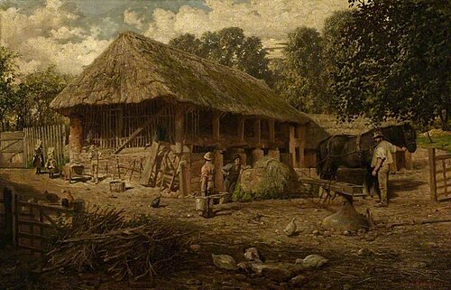 A Somerset Farm, 1887, Norman Macbeth