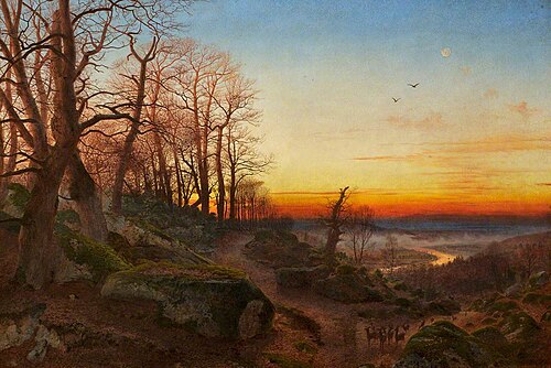 Evening Glow, 1863, Andrew MacCallum