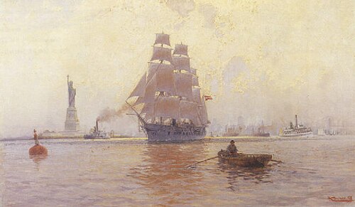 Le port de New York, 1897, Alexander Kircher