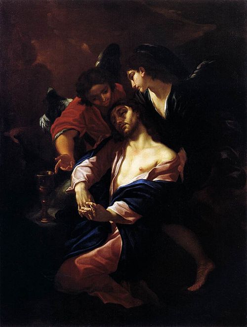 Christ in the Garden of Gethsemane, 1650, Giacinto Brandi