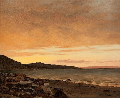 Coastal Evening, 1875, Lockwood De Forest