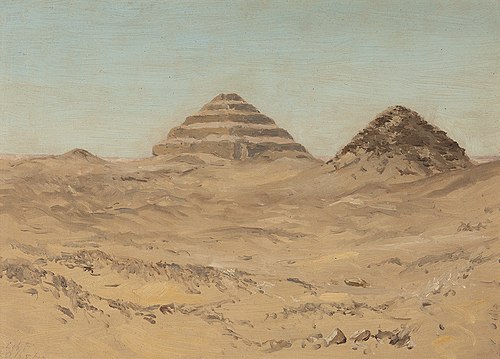 Pyramid of Sakkara, 1878, Lockwood De Forest
