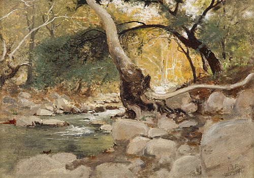 Mission Canyon, Santa Barbara, 1911, Lockwood De Forest
