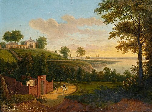 Tomb at Mount Vernon, 1840, Victor de Grailly