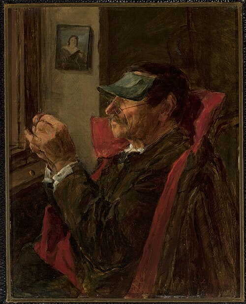 Old bachelor, 1881, Zygmunt Papieski