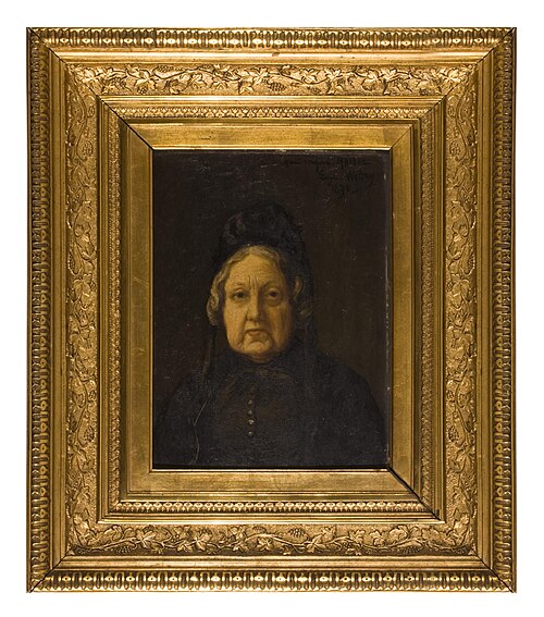 Portrait of the Artist's Mother, 1890, Eugène Wolters
