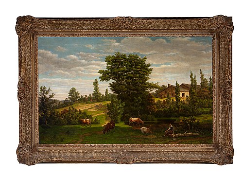 Landscape, 1867, Eugène Wolters