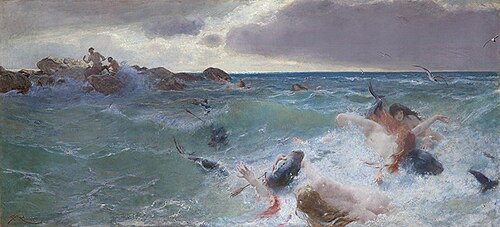 Revenge of the Centaurs, 1890, Benes Knupfer