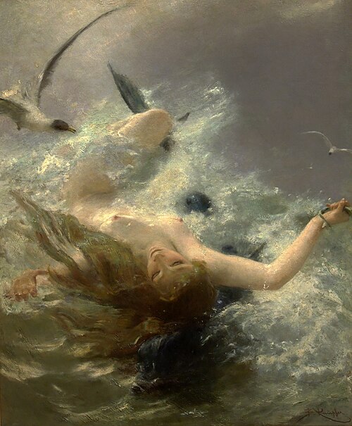 Nymph on a Dolphin, , Benes Knupfer