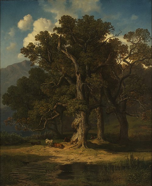 Waldlandschaft, , Max Zimmermann