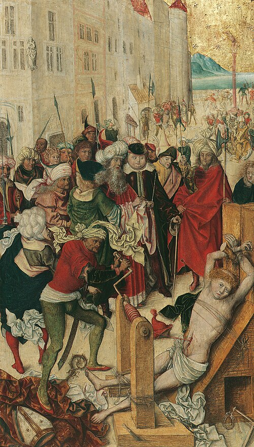 Martyrdom of St. Erasmus, 1500, Master of the Martyrs of Saints