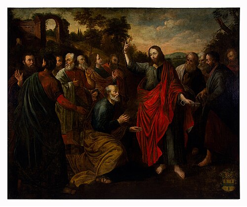 Christus met de apostelen, 1754, Martin Speer