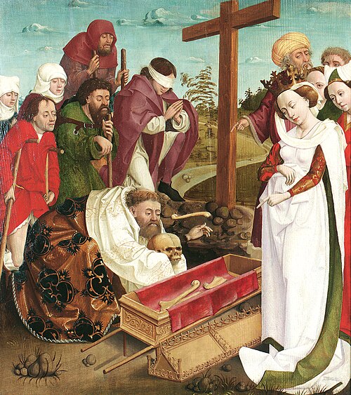Überführung der Gebeine des hl. Oswald, 1482, Meister der Oswaldlegende