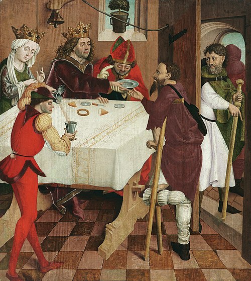Charity of St. Oswald, 1482, Meister der Oswaldlegende