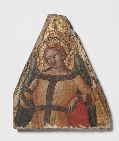 Female Angel. Companion piece to NM 6862, , Maître de la Pietà Fogg