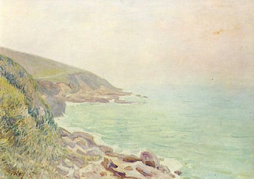 Côtes du Pays de Galles dans la brume, 1897, Alfred Sisley