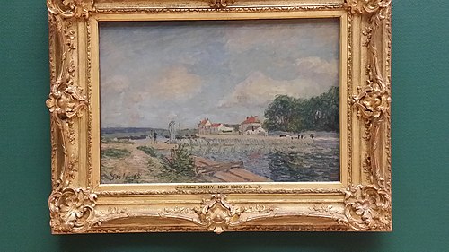 le Barrage, 1885, Alfred Sisley