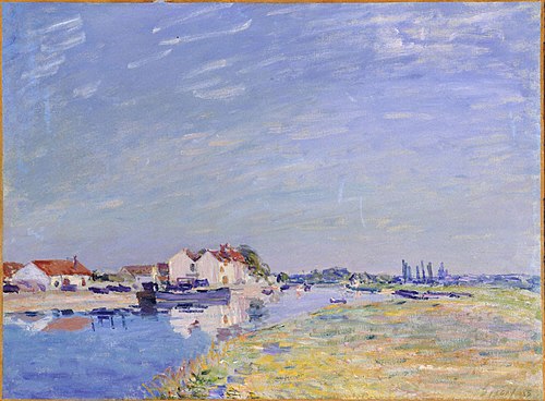 Saint Mammès, 1885, Alfred Sisley