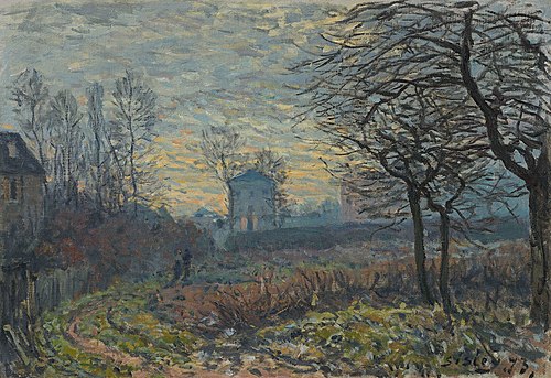 Near Louveciennes, 1873, Alfred Sisley
