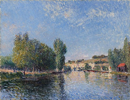 The Loing at Moret, 1883, Alfred Sisley
