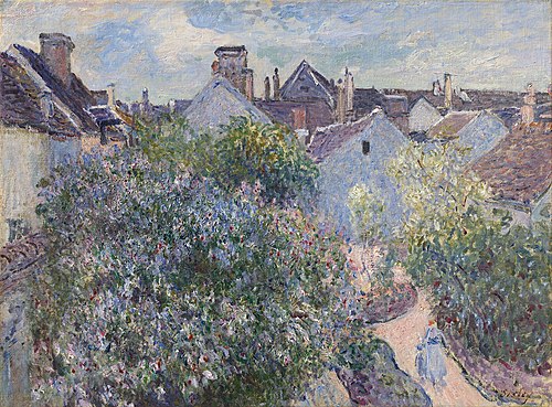 My House at Moret, 1892, Alfred Sisley