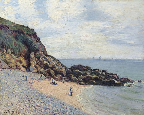Langland Bay, 1897, Alfred Sisley