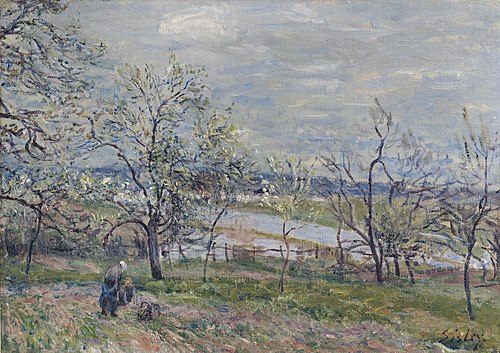 Printemps à Veneux-Nadon, 1882, Alfred Sisley