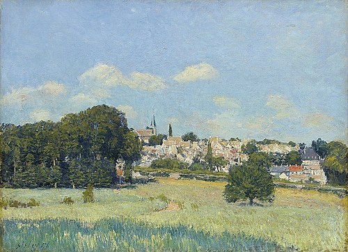 Vue de Marly-le-Roi sous le soleil, 1876, Alfred Sisley