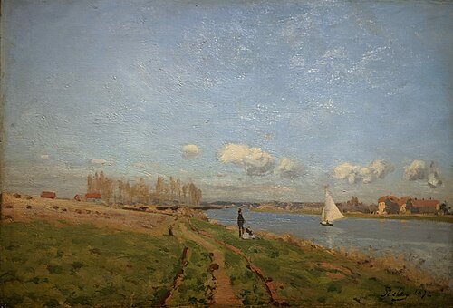 Bords de la Seine à Argenteuil, 1872, Alfred Sisley