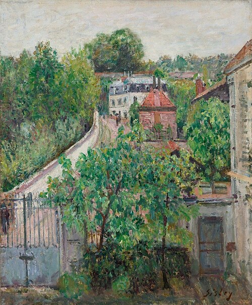 Vue de Sèvres, 1879, Alfred Sisley