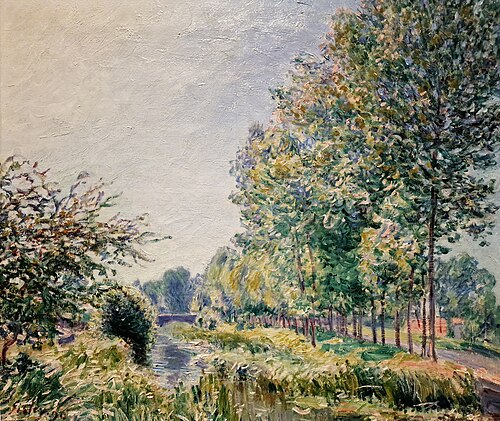 Les bords de l'Orvanne. Effet du matin, 1890, Alfred Sisley