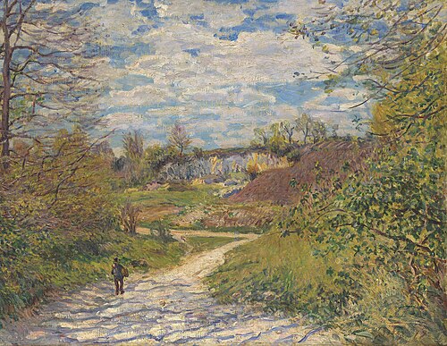 Soleil d’hiver à Veneux-Nadon, 1879, Alfred Sisley