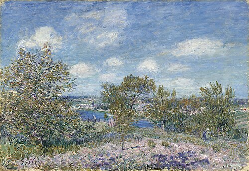 Après-midi de mai à By, près de Moret-sur-Loing, 1882, Alfred Sisley