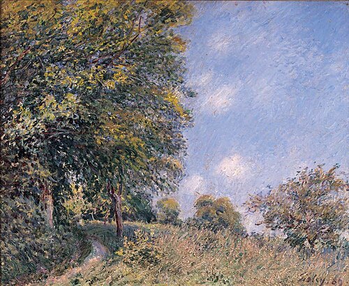Autour de la forêt, matinée de juillet, 1889, Alfred Sisley
