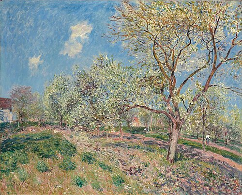Printemps à Veneux, 1880, Alfred Sisley