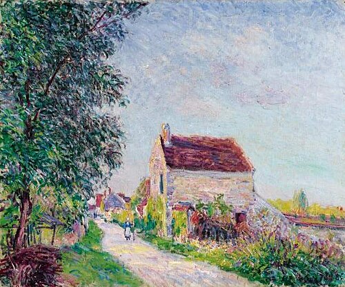 Le village des Sablons, 1885, Alfred Sisley