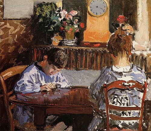 La Leçon, 1874, Alfred Sisley