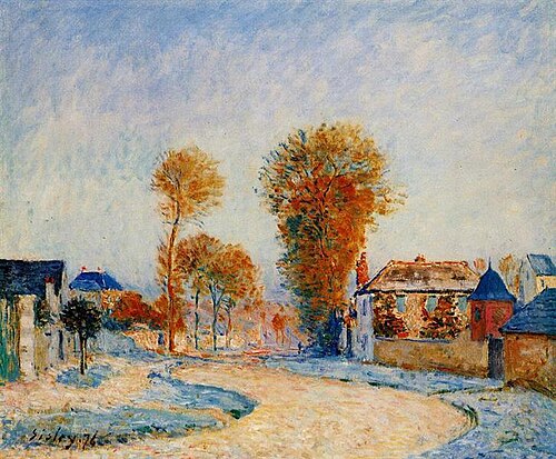 Première gelée blanche, 1876, Alfred Sisley